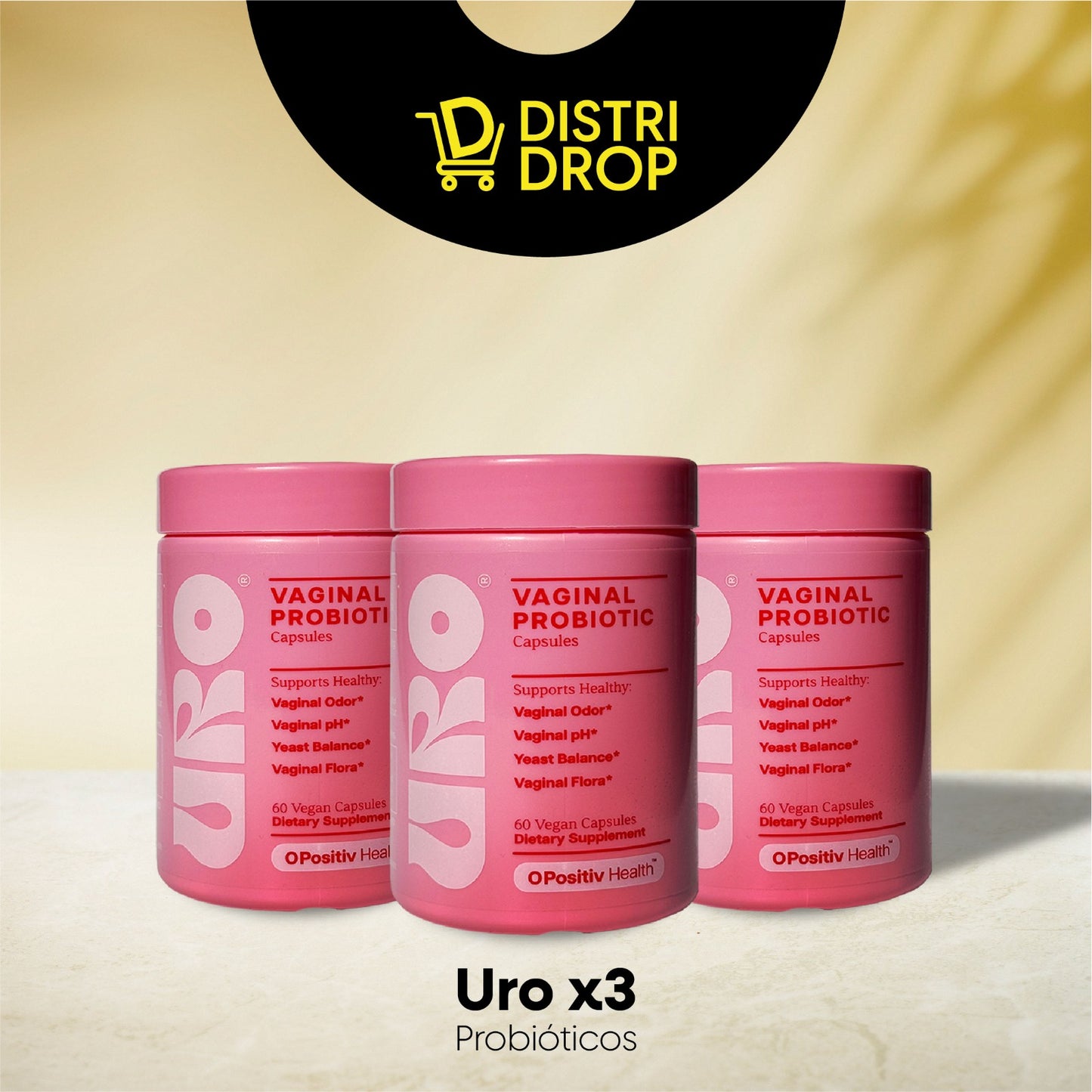 Uro probióticos x3