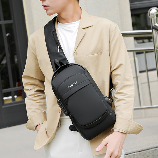 Mochila Usb Bolsa Impermeável Anti-roubo